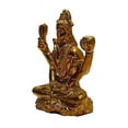 thumbnail image 2 of athizay Lord Shiva Brass Statue Meditation Posture Shiva Idol for Home Temple 7 cm Tall, 2 of 5