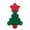 #1-Green【Pendant x 1】, variant on Polyester Hanging Star Ornament, Mini Ball Christmas Tree Pendant, for Holiday Window Wreath Fireplace Decor, Reusable Winter Festive Decoration, Lazyguy