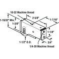 thumbnail image 2 of 1-1/2 in. Steel Ball Bearing Sliding Door Roller Assembly, 2 of 2