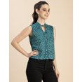 thumbnail image 3 of Moomaya Sleeveless Tie Up Neck Cotton Top - Women's Trendy Tie Up Neck Top, 3 of 9