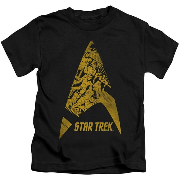 Star Trek Delta Crew Youth 18/1 T-Shirt Black