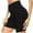 Black, variant on Ichuanyi Womens Yoga Pants, Women Solid Color Running Shorts Sport Pant Elastic Waist Workout Shorts