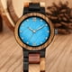 thumbnail image 3 of Relojes De Madera Relojes Exquisitos Para Mujer Relojes Casuales De Moda Simple Esfera De Nácar Yuarrent AP004879-02, 3 of 6