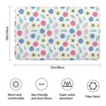thumbnail image 3 of Pioneer Flower Floral Print Pattern Bathroom Rugs Mat, Non Slip Microfiber Bathroom Rug with Rubber Backing, Soft Mats for Bathroom Floor Tub Shower, 20"x32", 3 of 5