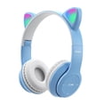 thumbnail image 1 of Auriculares Inalámbricos Jinwen LED Sonido Azul Claro, 1 of 8