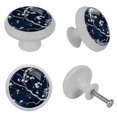 thumbnail image 4 of Tree Glow-in-the-Dark Fluorescent Drawer Pulls 4-Pack with Screws - Round Knobs for Cabinets, Wardrobes, Dressers - Furniture Decor for Cabinets, Dresser Drawers, 4 of 6