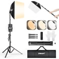 thumbnail image 1 of Kit de iluminación Softbox EMART 16x16 Soft Box 85W LED 3000K-6000K, 1 of 8