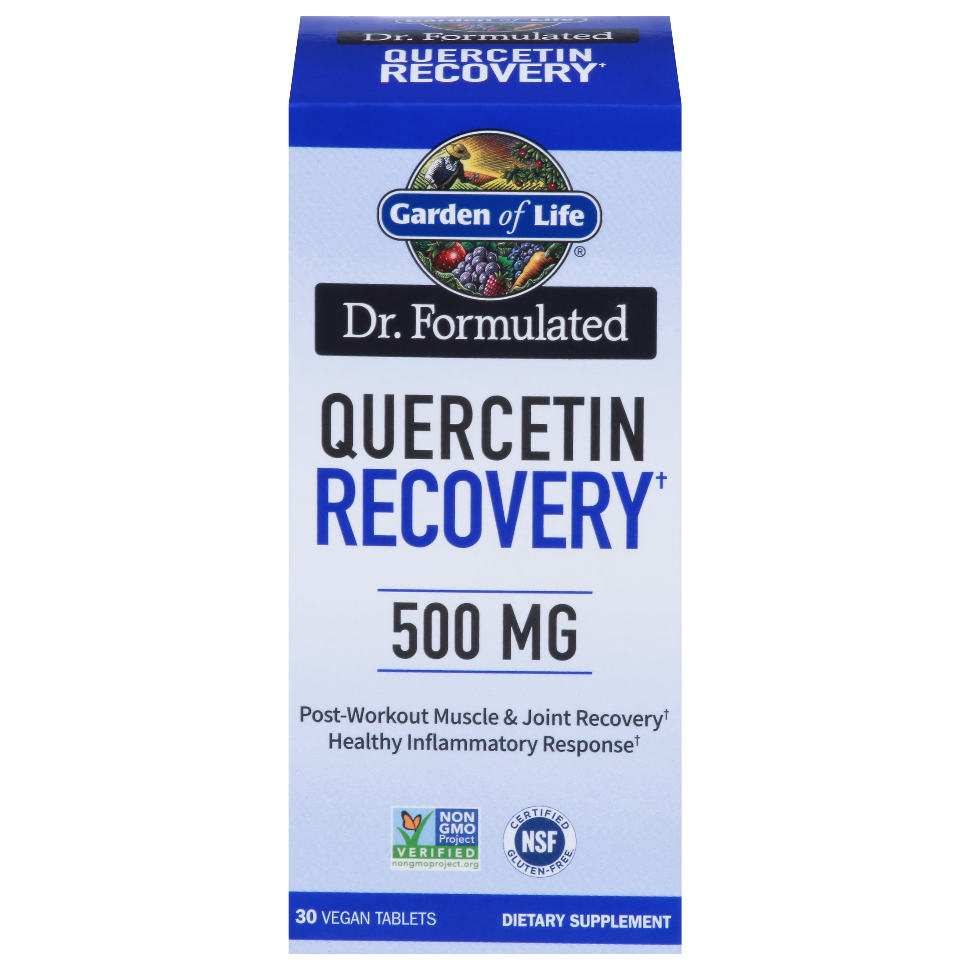 Garden of Life Dr. Formulated, Quercetin Recovery, 30 Vegan Tablets