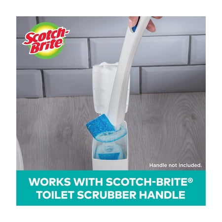 SCOTCH-BRITE DISPOSABLE REFILLS FOR TOILET CLEANING SYSTEM, 12 REFILLS