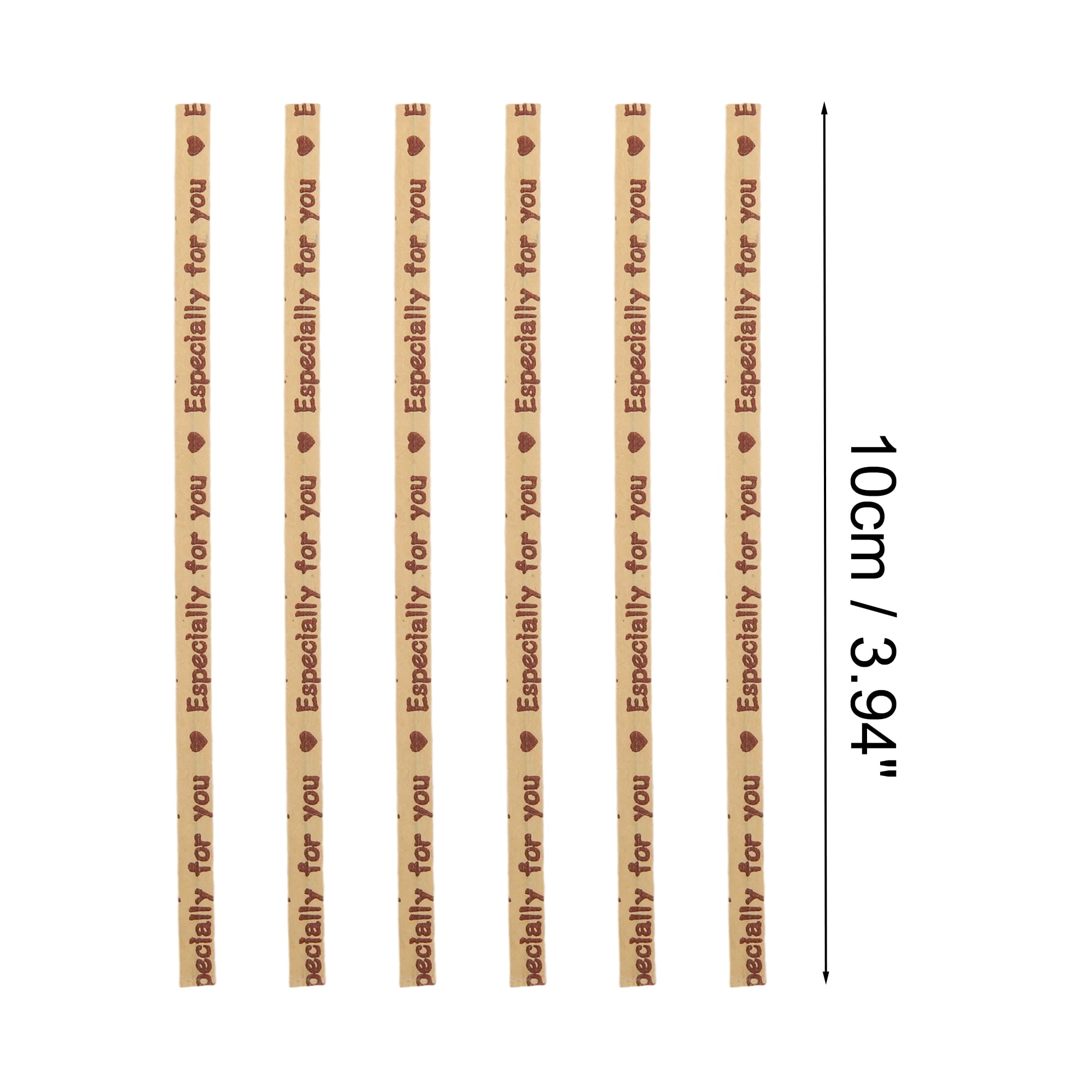 Unique Bargains Decorative Twist Ties for Gift Wrap and Crafts 700 Pcs Brown