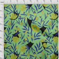 thumbnail image 4 of oneOone Polyester Spandex Light Green Fabric Floral Quilting Supplies Print Sewing Fabric By The Yard 56 Inch Wide, 4 of 6
