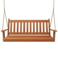 thumbnail image 2 of Keystone Amish Co. 6 Foot Franklin Porch Swing, Cedar Stain, 2 of 9