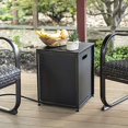 thumbnail image 3 of Bond Manufacturing 67635 Cover Hideaway Table for Gas Fire Pits, Suitable for Any 20lb Propane Tanks, Black, 3 of 10