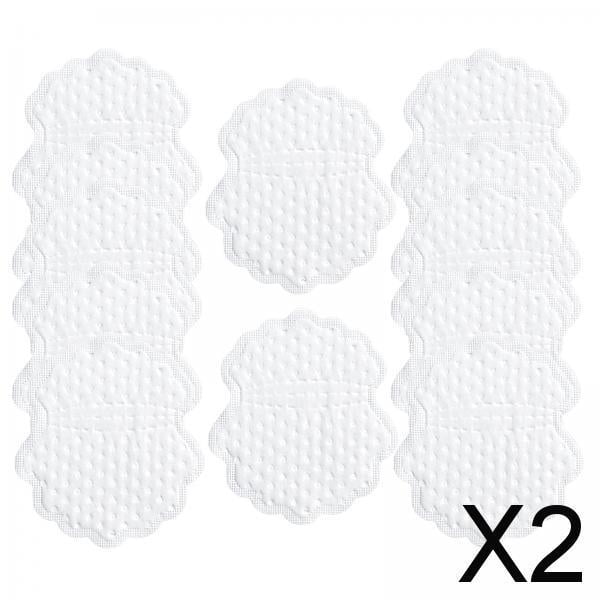 2x 12 Almohadillas Desechables para El Sudor de Las Axilas, Pegatinas Invisibles/grandes/almohadillas Absorbentes para El Sudor de Las Axilas para 2 piezas