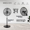 thumbnail image 2 of Ventilador de Pedestal y Pared Beckon 2 en 1 Industrial 50 cm, 2 of 9