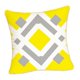 thumbnail image 5 of Funda de almohada Zulema decorativa para el hogar 18X18 Gris blanco, 5 of 6