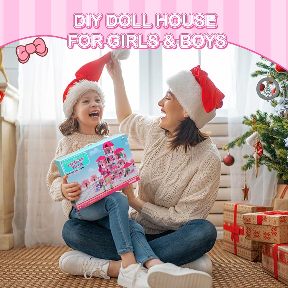 JoyStone Baby Doll Stroller Set Toys for Girls Toddler, Baby Doll Accessories and 2 Sets Doll Clothes for Realistic Pretend Play