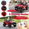 thumbnail image 4 of Gymax 24V Ride On Car for Kids Battery Powered Electric Vehicle w/ Parent Remote Control Red, 4 of 8
