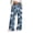 A06 Navy, variant on Mifsaly Floral Print Wide Leg Sweatpants Women High Waist Pants Comfortable Drawstring Joggers Leisure Travel Home Casual Pant with Pockets XXL