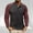 #387-Dark Gray, variant on Handshe Men's Casual Long Sleeve Shirt, Half Button Color Block Design, Fashionable Top for Outings and Everyday Casual Wear