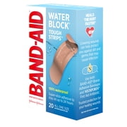 Band-Aid Brand Water Block Tough Sterile Bandages, One Size, 20 Count