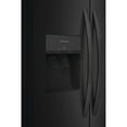 thumbnail image 3 of Frigidaire FRSS2623AB 256 Cu Ft 2 Doors Automatic Defrost Side-by-Side Refrigerator Black, 3 of 8