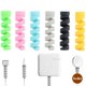 thumbnail image 2 of Protector De Cable De Datos Universal Multicolor Para Teléfono Móvil Espiral De Silicona, 2 of 4