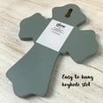 thumbnail image 2 of Crafted Creations Verse of Joshua 24:15 Wooden Religious Wall Cross - 8", 2 of 2