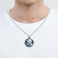 thumbnail image 4 of Peace Dove Necklace Personalized Custom Photo Round Pendant Adjustable Stainless Steel Necklaces with Gift Box for Men Women Mothers Valentine's Jewelry Gift, 4 of 6