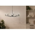 thumbnail image 3 of 52697BK Kichler Lighting Malene - 8 Light Chandelier-25 Inches Tall and 52 Inches Wide-Black Finish, 3 of 7