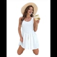 thumbnail image 3 of Vestidos Fluidos para Mujer, Sin Mangas, de Verano, Informales, para Playa, Vacaciones, Color , Talla XL, 3 of 7