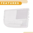 thumbnail image 4 of 1pc Car Rear Right Interior Light Cover for Honda Accord 2003-2019 No.34401SDAA21 Plastic Clear, 4 of 6
