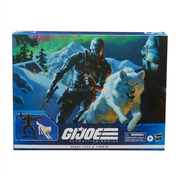 100% d'origine GI Joe série classée Snake Eyes & Timber Modèle de figurine d'action de 15,2 cm Jouet à collectionner Cadeau d'anniversaire