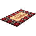 thumbnail image 5 of Red and Black Plaid "Merry Christmas" Outdoor Mat 30 x 18, 5 of 7