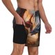 thumbnail image 2 of Balery Lava Dragon Bañador para hombre, shorts de playa de secado rápido con entrepierna y forro de compresión-Small, 2 of 6