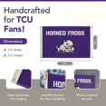 thumbnail image 2 of Showdown Displays 810002TCU-001 2 x 3 ft. TCU Horned Frogs NCAA Flag - No.001, 2 of 4