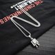 thumbnail image 3 of Collar con colgante de robot Yashi estilo hip hop urbano Acero inoxidable unisex 30306, 3 of 5