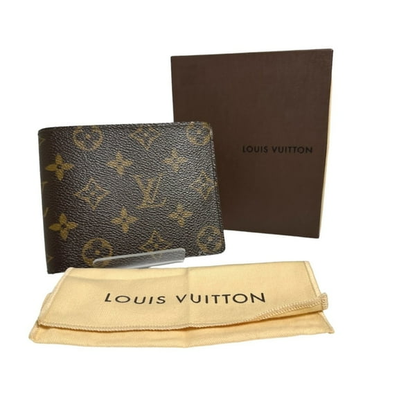 Pre-Owned LOUIS VUITTON Bifold Wallet Monogram Portefeuille Florin M60026 Louis Vuitton Brown (Fair)