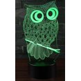 thumbnail image 5 of JT OWL 3D Night Light Multi 7 Color Changing Illusion Lamp for Children Kids Girls Boys and a perfect Home Décor Gift, 5 of 7