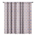 thumbnail image 3 of Society6 Schatzi Brown Rainbow Tribal Boho Blackout Curtain Single Panel White Bohemian 50" x 96", 3 of 3