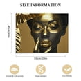 thumbnail image 2 of Nawypu   African American Wall Art Gold Foil Black Woman Canvas Wall Art Abstract Girl Painting Print Modern Artwork Home Decor Frame, 2 of 5