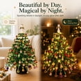 thumbnail image 4 of DIY Beaded Christmas Tree Kit with Lights, Beginner Friendly Mini Bead Xmas Tree Craft Set Create Your Own Sparkling Holiday Decoration,#Chris, 4 of 9