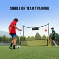 thumbnail image 6 of KFFKFF 2-IN-1 Portable Soccer Rebounder Net Portable Bag 71"x40" Soccer Trainer, 6 of 8