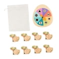 thumbnail image 3 of Bloque sensorial para niños,Bloques sensoriales de dinosaurios para niños,Tablero sensorial de madera con forma de dinosaurio para actividades inquietas,Juegos para padres e hijos que, 3 of 8