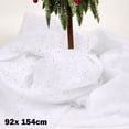 thumbnail image 1 of Artificial Snow Blanket For Christmas Village Nativity Tree Scene Decoration,36.8x61.6inch, 1 of 8