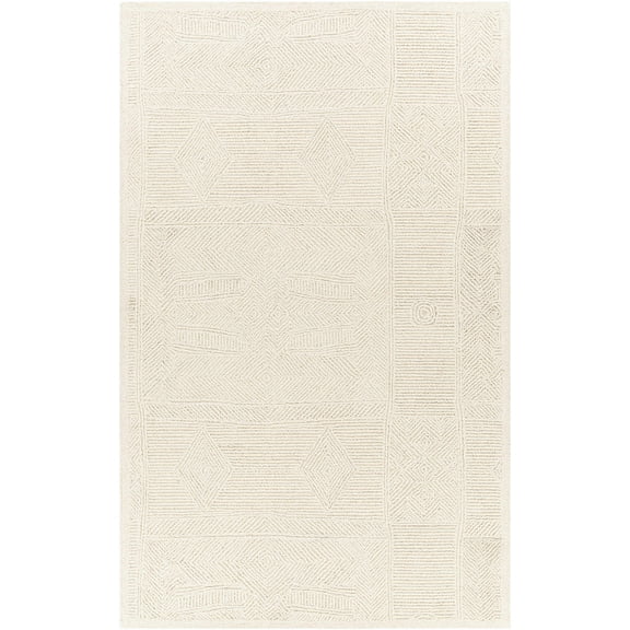 BoutiqueRugs Cork Bohemian, Transitional Area Rug - Cream - 2' x 3'