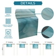 thumbnail image 7 of Table Runner Dresser Scarves 36 Inch Long, Modern Abstract Marble Texture Linen Dining Table Runners Blue Agate Stone Silver Stripe Tabletop Scarf for Wedding Holiday Party Kitchen, 7 of 7