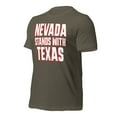 thumbnail image 2 of NEVADA stands with TEXAS patriotic AMERICAN Unisex t-shirt (Army, 3XL), 2 of 3