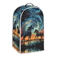 thumbnail image 2 of HELLHERO Reusable 15.94"H x 9.45"L x 7.28"W Mixer Cover Hand Strap Polyester Blender Covers Horse and Starry Sky Design, 2 of 6