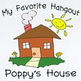 thumbnail image 2 of CafePress - Favorite Hangout Poppy's Infant Bodysuit - Baby Light Bodysuit, Size Newborn - 24 Months, 2 of 4